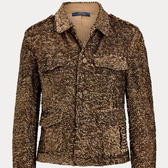 NWT Polo Ralph Lauren Sequined Beaded Jacket, Sz 8 - Picture 1 of 16
